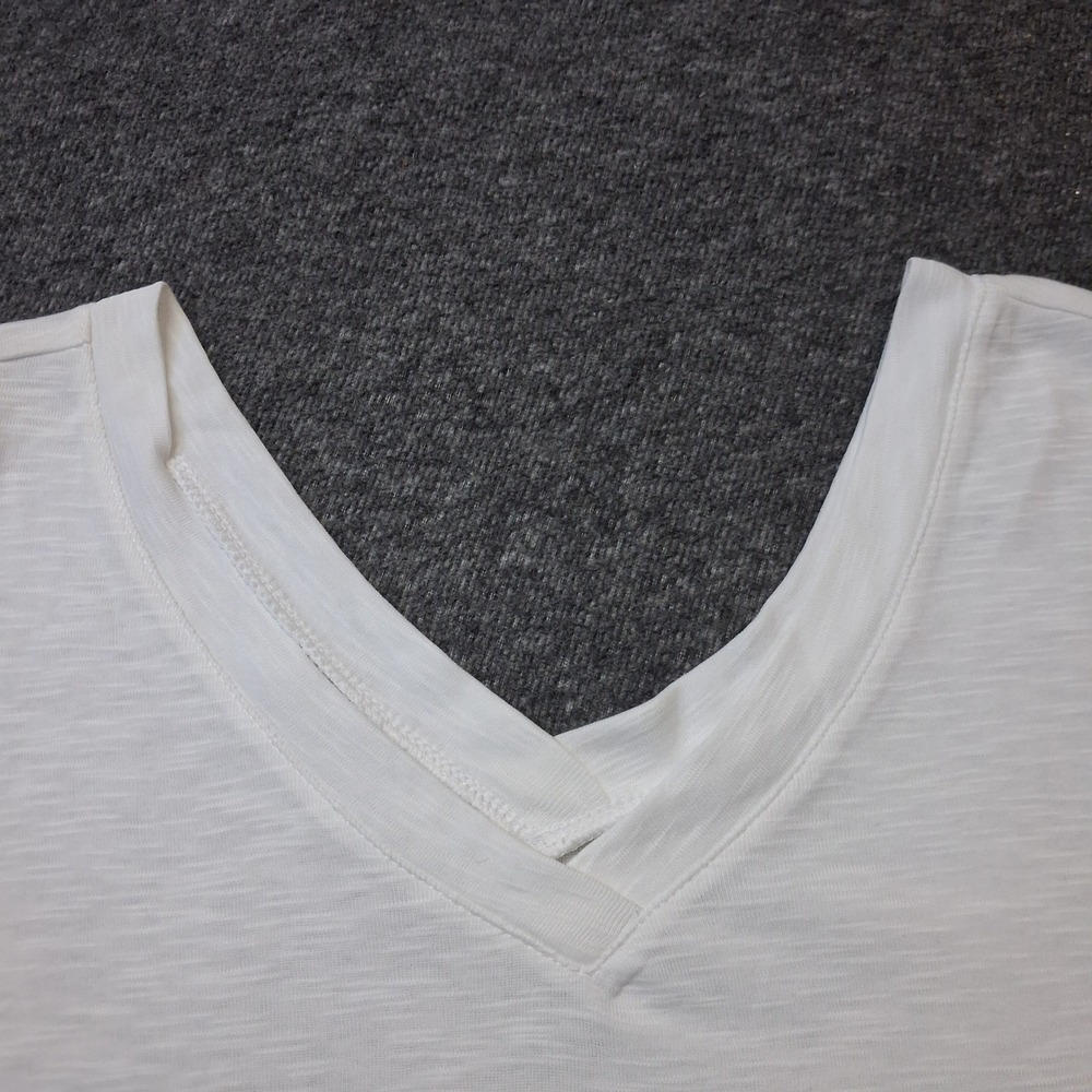 J. Jill White Pima Double-V Tunic Top 100% Pima Cotton Slub Knit Large
2⁰poll - Picture 12 of 14